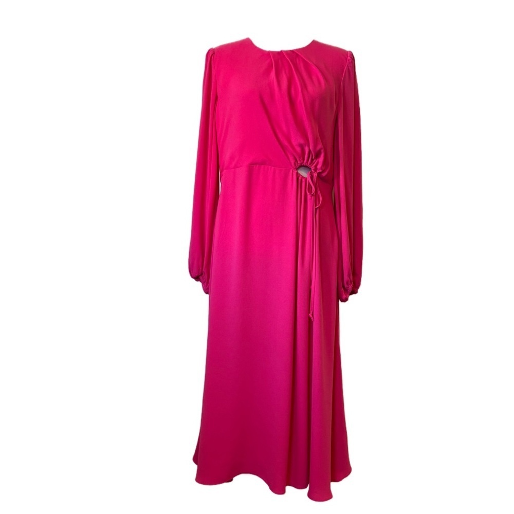 CAbi Delight Flowy Dress Vibrant Fuchsia Women’s Medium NWT - Picture 6 of 14